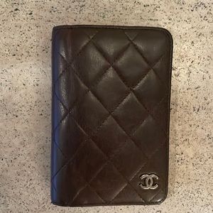 Chanel passport case. Or small planner binder